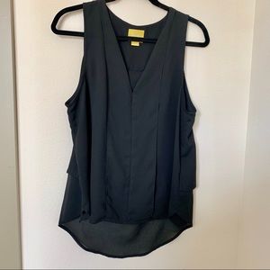 Maeve Black Sleeveless Blouse